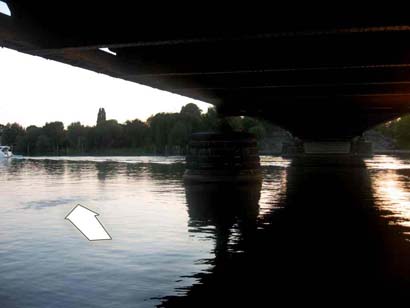 Angeln an der Glienicker Brücke Potsdam Berlin
