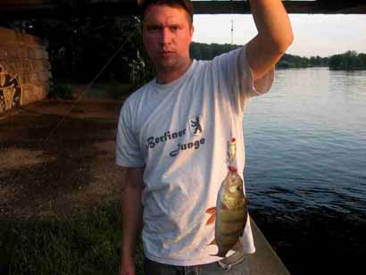 Angeln an der Glienicker Brücke Potsdam Berlin