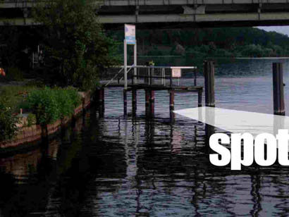 Angeln an der Glienicker Brücke Potsdam Berlin